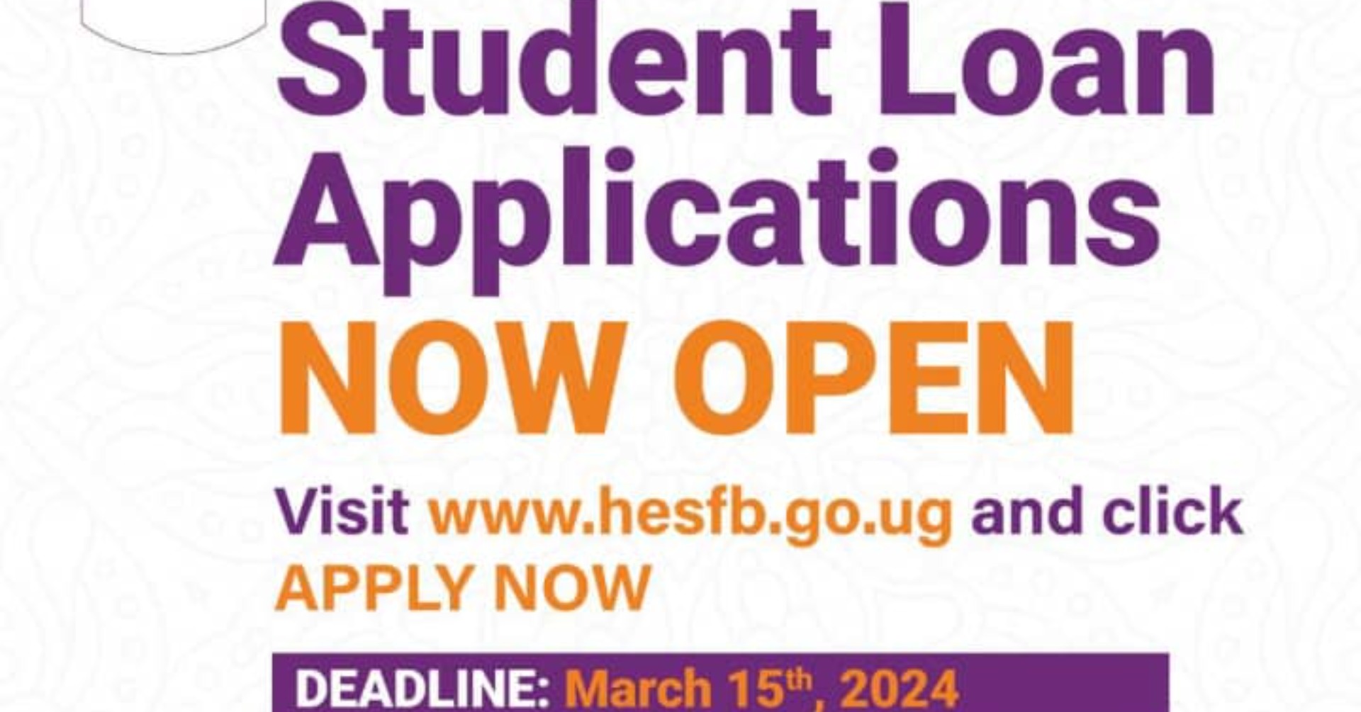 The Call For Students’ Loan Applications For Academic Year 2023/24